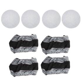 Backye Bck107492k Tyre Cases Bags New With Handheld For Gray 420d And Black 600d Car Cover 4pcs