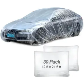 Hee-bbto-85 Bbto 30 Pack Universal Disposable Car Covers Waterproof Dustproof 12.5x21.6ft