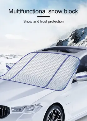 Bcsmmcar 160518805540 Winter Car Front Windshield Snow Cover Windscreen Outdoor For All Weathers