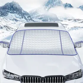 Bcsmmcar 160518827092 Car Front Windshield Snow Shield Outdoor Sun Shade Protection Cover Frost Guard