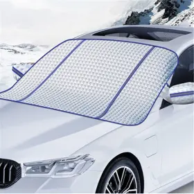 Bcsmmcar 929131152580 Windshield Snow Shield Winter Outdoor Car Cover Magnet Sun Shade Protection