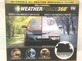 Bell & Howell 080313072628 Windshield Guard And Weatherforce 360 Waterproof As Seen On Tv Nib