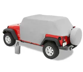 Bestop 077848020699 Charcoal All Weather Trail Cover For 2007-2018 Wrangler Gray