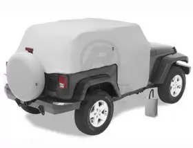 8104009 Bestop 077848020705 Charcoal All Weather Trail Cover For 2007-2018 Wrangler 2-door