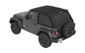 56862-35 Bestop Black Diamond Trektop Slantback Soft Top For Jeep Wrangler Jl