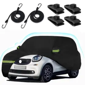 B-cs186 Beterny Waterproof Car Cover For 2007-2026 Smart Fortwo 210t Sun Black