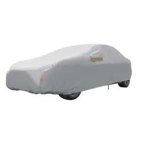 35f98q Bfo Portable Car Cover Heavy Duty Outdoor Waterproof Protector Fit 15-16ft Sedan
