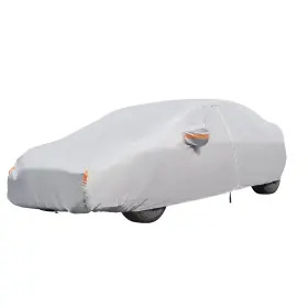 43h0go Bfo Outdoor Full Car Cover Waterproof Sun Rain Snow Fit For 15-16ft Auto Sedan