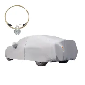 186-193 Bfo B5r1qy Foldable Gray Outdoor Car Cover Protection Fit 15-16ft Sedan Inch