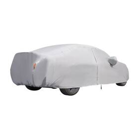 Bfo Csb1e3 Gray Heavy Duty Full Car Cover 100% Waterproof Protect Fit 15-16ft Auto Sedan