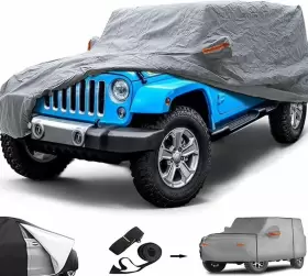007-4djeep Big Ant Car Cover Custom Fits For Jeep Wrangler 4 Door Jk Unlimited Sport/sahara 691