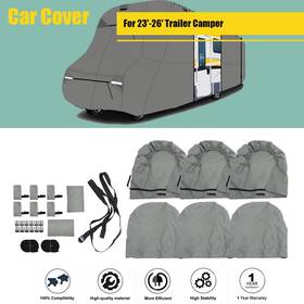 Botjj Bt64575b Class C Rv Windproof Waterproof Cover Brand New Suit For 23ft-26ft Trailer Camper