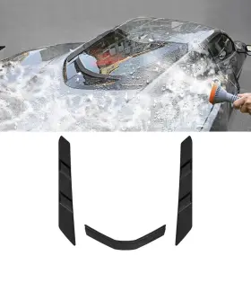 At19055101 Bracingo Rubber Rear Dry Bay Vent Covers/ 2020-24 Corvette C8 Coupe Car Wash Protection