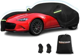 Xb104 Branded Waterproof Full Car Cover Custom Fit For Mazda Miata Mx-5 1989-2023 All Weat