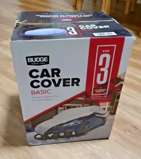 16ft8 Budge 018397020037 Car Cover New In Box Basic Size 3 For Midsize Vehicles 14ft3 Inch To