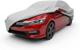 Budge 018397760018 D-1 Duro 3 Layer Car Cover Size 1 Fits Up To 13&apos Inch Gray