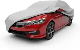 Budge 018397760018 D-1 Duro 3 Layer Car Cover Size 1 Fits Up To 13&apos Inch Gray