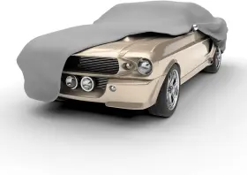 Budge 018397760056 Duro 3 Layer Car Cover Water Resistant Fits Sedans Up To 22ft Gray