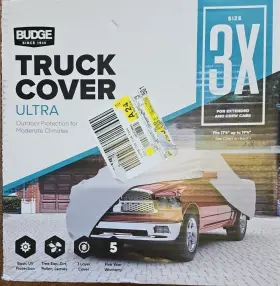 Budge 018397760179 Ultra Truck Cover Extended And Crew Cabs Size 3x Uv Dirt Protection