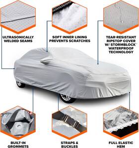 Budge Aa3d19 Truefit Plus Custom Car Cover Fits 2016 -2017 Ford Mustang Clearance Sale