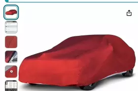 Rsc-3 Budge Indoor Stretch Car Cover Uv Protect Breathable For Sedans