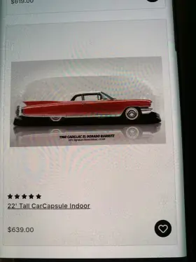 Cc22f Carcapsule 22ftft Indoor Car Cover 264x90x80 Clear Pvc Top