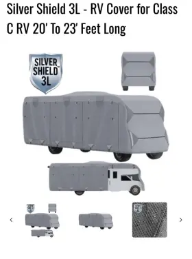 Aaa-c2023 Carcover Class C Rv Cover Fits 20ft-23ft Waterproof Rip-resistant Anti-uv New In Box