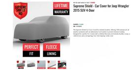 Carcover.com 90859 2007-2018 Supreme Shield - Car Cover For Jeep Wrangler Suv 4-door