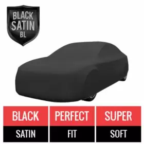 4bl20243147 Carcovers.com Black Satin Bl - Car Cover For Nissan Versa 2024 Sedan 4-door