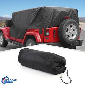 Cherocar Cherocar0125061147 Outdoor Car Full Cover Waterproof Rain Uv Protect For Jeep Wrangler 4door Jk Jl