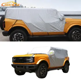Cherocar2019ab08b20214892 Cherocar Full Car Cover Sun Dust Rain Snow Waterproof Trim For Ford Bronco 2021-23 4door