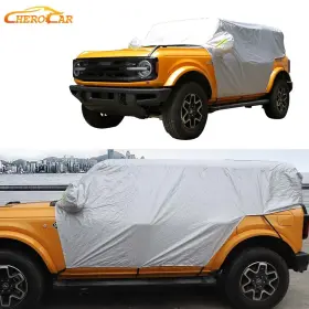 Cherocar2019ab08b20215882 Cherocar Car Cover Sun Dust Rain Snow Waterproof For Ford Bronco 2021-24 4dr Accessories