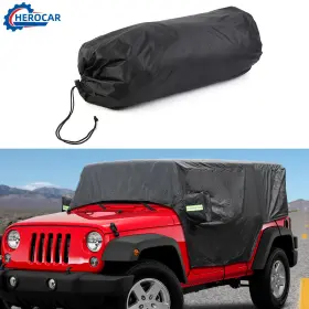 Cherocar25061147 Cherocar Outdoor Car Cover Waterproof Snow Rain Uv Protect For Jeep Wrangler 4-door Jk Jl
