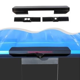 Cherocar Meg2025120402 Exterior 3rd Taillight Fog Light Trim Cover Decor For Chevy Silverado 22 Smoked