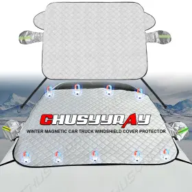 Chusyyray 151715791605 Car Truck Windshield Cover Winter Snow Ice Rain Frost Guard Sun Shade Fit