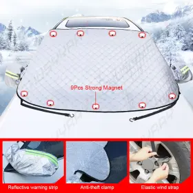 Chusyyray 317714350216 Car Windshield Snow Cover Protector Sun Shade Winter Dust Frost Guard