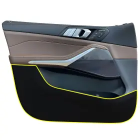 Alc-bx7 Clearsurface Fits Bmw X7 2021 Anti Door Kick Guard Protection Decal Alcantara Film