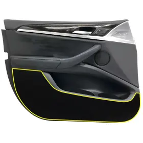 Alc-x323 Clearsurface Fits Bmw X3 2022 Anti Kick Door Guard Decal Alcantara Film
