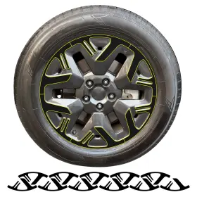 Cd-frsu25-whl-gls-blk Clearsurface Fits Subaru Forester 2025-2027 Wheel Rim Chrome Delete Decal Blackout Vinyl Film