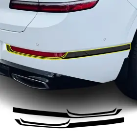 Cd-ge80-rear-gls-blk Clearsurface Fits Genesis Gv80 Suv 21-24 Rear Trunk Chrome Delete Decal Blackout Vinyl Film