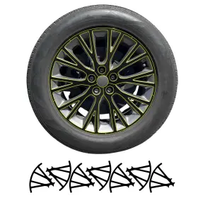 Cd-ge80-whl-gls-blk Clearsurface Fits Genesis Gv80 Suv 21-26 Wheel Rim Chrome Delete Decal Blackout Vinyl Film