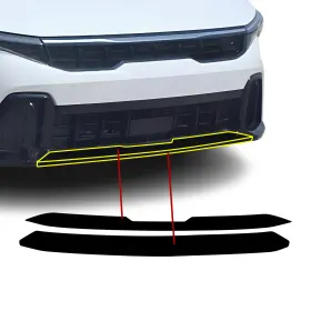 Cd-k4gt-lip-gls-blk Clearsurface Fits Kia K4 Gt-line 2024-2026 Front Lip Chrome Delete Decal Blackout Vinyl Film