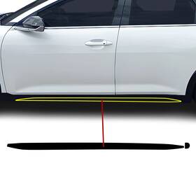 Clearsurface Cd-k4gt-skrt-gls-blk Fits Kia K4 Gt-line 2024-2026 Side Skirt Chrome Delete Decal Blackout Vinyl Film