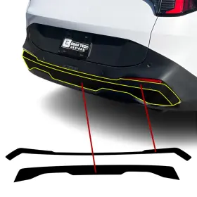 Cd-kisp26-rear-gls-blk Clearsurface Fits Kia Sportage 2026-2027 Rear Bumper Chrome Delete Decal Blackout Vinyl Film