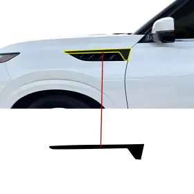 Cd-qx80-bdge-gls-blk Clearsurface Fits Infiniti Qx80 2025-2027 Side Badge Chrome Delete Decal Blackout Vinyl Film