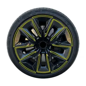 Cd-w7ies-whl-gls-blk Clearsurface Fits Bmw 7 Series 2023 Wheel Rim Chrome Delete Decal Blackout Vinyl Film Trim