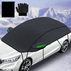 Cofsodi 027685595867 Windshield Snow Cover 142in Half Car Protector Waterproof Sun Shade
