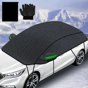 Cofsodi 027685595867 Windshield Snow Cover 142in Half Car Protector Waterproof Sun Shade