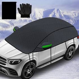 Cofsodi 027685595874 Car Windshield Snow Half Cover Winter External Accessory For An