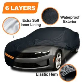 Colico 780103610251 Custom Car Cover For Chevy Camaro Lt Ls Ss 100% Waterproof Sun Rain Outdoor